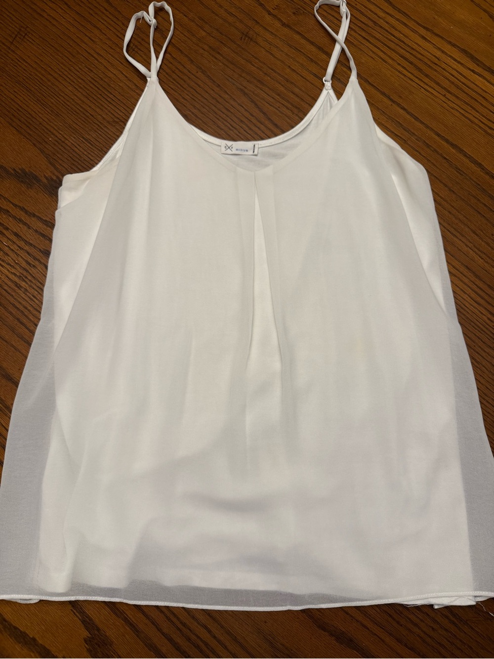 Sleeveless White Women’s Blouse - Lightweight Camisole
